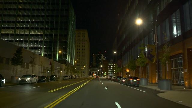 США. Ночная поездка по центру Филадельфии смотреть онлайн