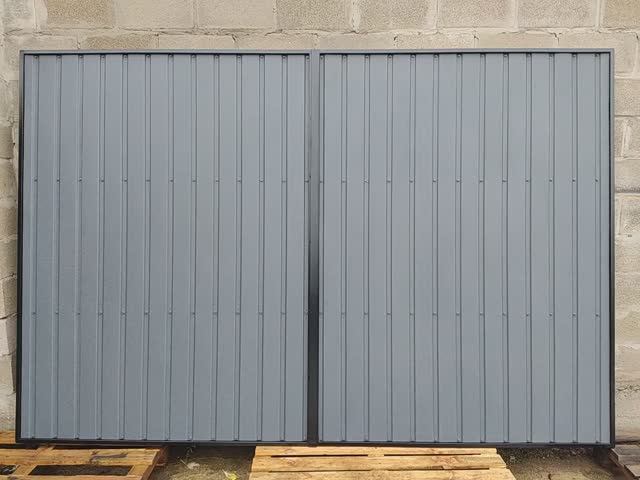 Ворота без калитки M220.mp4