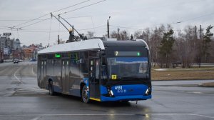 Троллейбус ВМЗ-5298.01 «Авангард»-4151. Покатушки по Барнаулу.