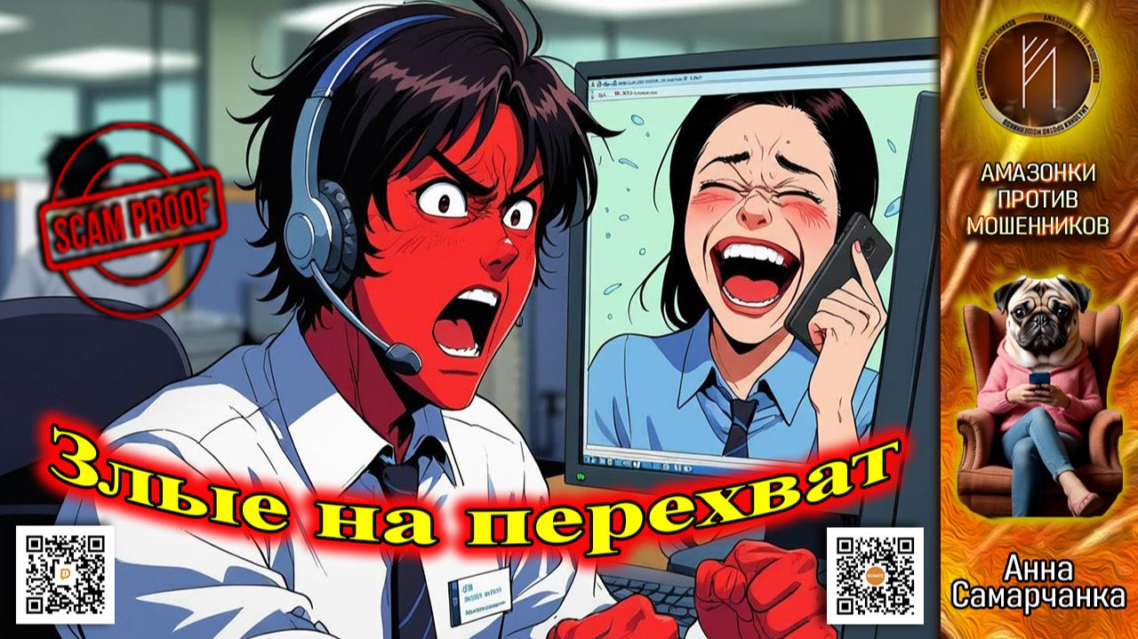 АННА САМАРЧАНКА. И глазик дёргаться не перестанет. Телефонное мошенничество смотреть онлайн