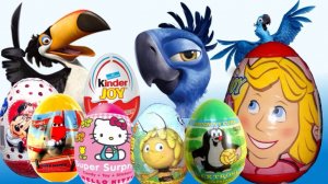 ОТКРЫВАЕМ ОГРОМНУЮ КУЧУ СЛАДОСТЕЙ! КИНДЕРЫ ПОПУГАИ