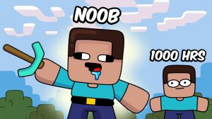 Нуб попал в мир Майнкрафта! Анимация Роблокс