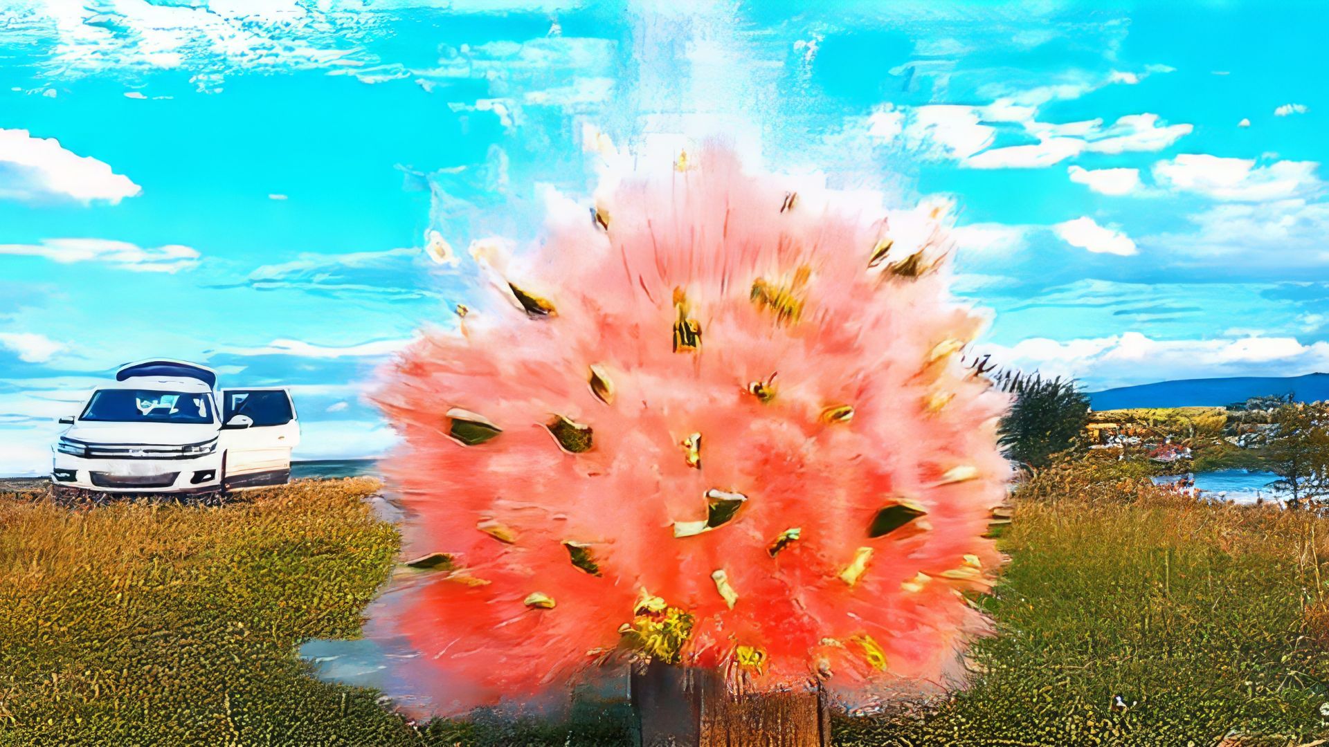 ЧТО БУДЕТ ЕСЛИ СУНУТЬ ПЕТАРДУ В АРБУЗ! смотреть онлайн