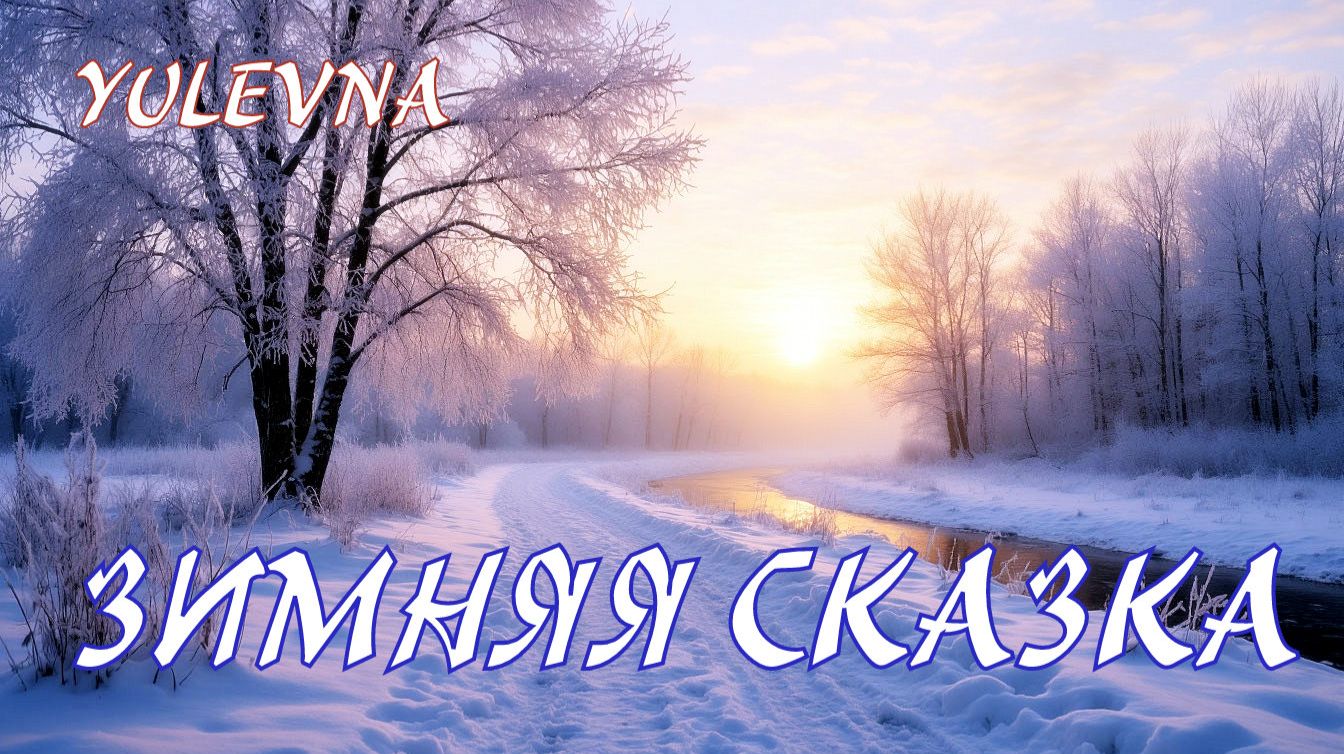 "Зимняя Сказка"YULEVNA_Юлевна.Очень красивая песня о зиме.Слова Лидии Захарчук. смотреть онлайн