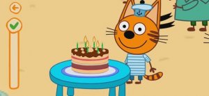 Три Кота Мультфильм День рождения Коржика