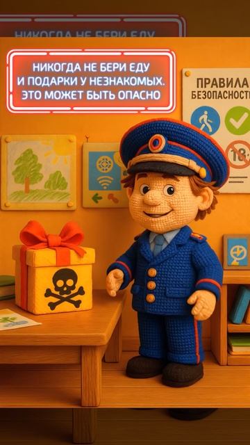 Не берите еду, подарки и другие предметы от незнакомцев