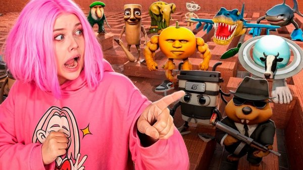 АЛИНКА ПРОШЛА ЛАБИРИНТ с ИТАЛЬЯНСКИМИ МЕМАМИ! в ROBLOX