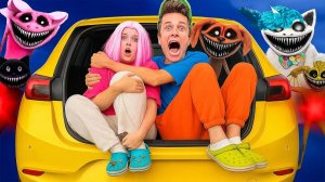 МЫ ЗАСТРЯЛИ в БАГАЖНИКЕ с УЛЫБАЮЩИМИСЯ ТВАРЯМИ — 24 ЧАСА УЖАСА!