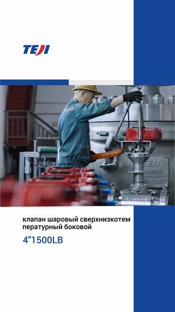4''1500LB клапан шаровый сверхнизкотемпературный боковой-TEJI