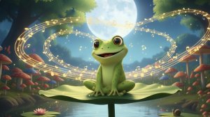 Детская песенка про лягушонка- Лягушонок в пруду🐸 Мультфильм про лягушку  0+✨ Добрая песенка