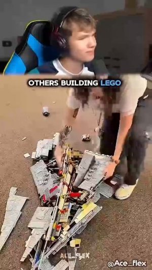 Остальные Против Последнего Собирают Lego!🤯🧱 #shorts #шортс #лего #челлендж #мем #угар #эдит #lisf