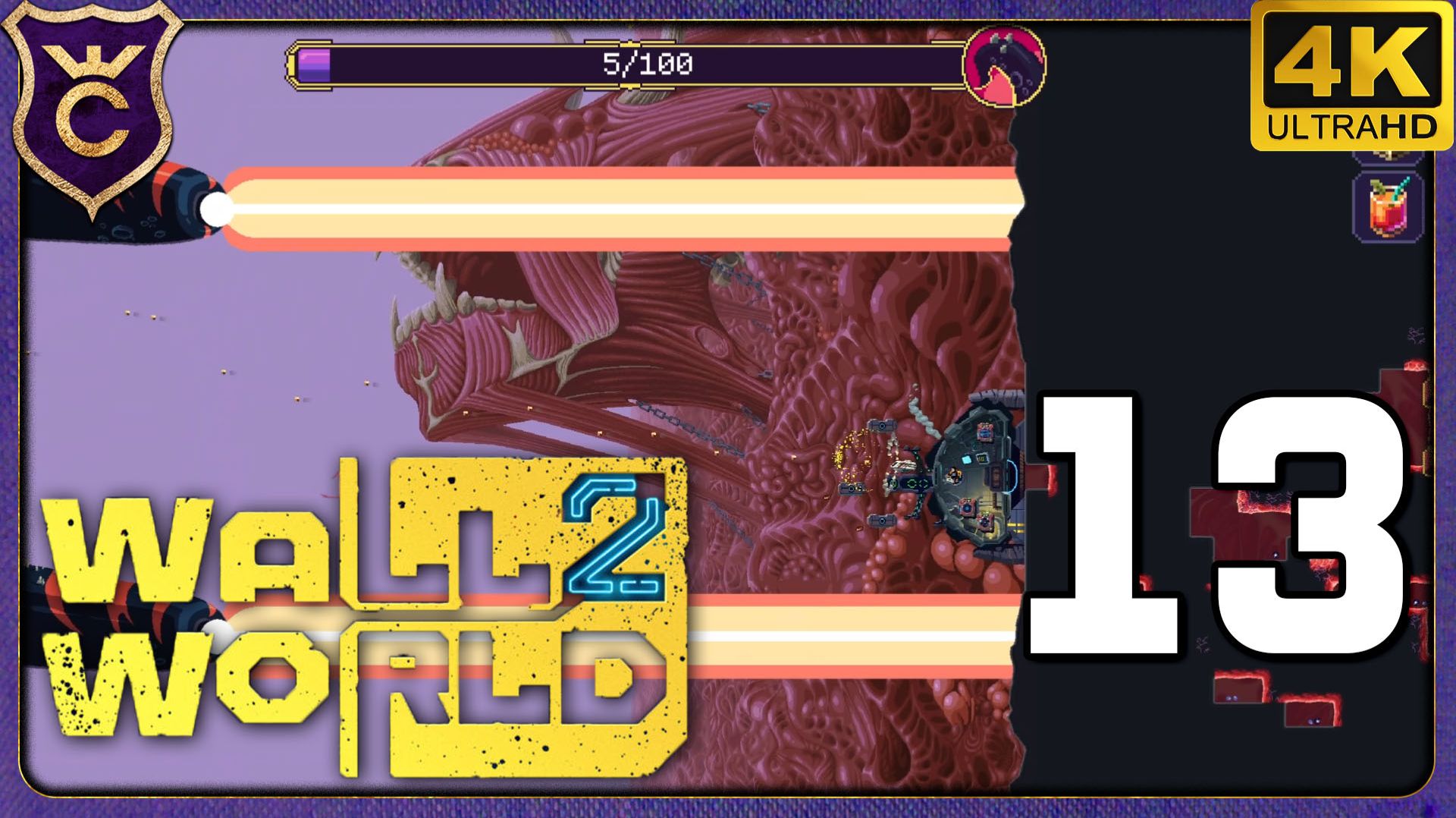 ЛЕГКО ПОБЕДИЛ ПЕРВОГО ЛЕВИАФАНА! 13 Wall World 2 смотреть онлайн