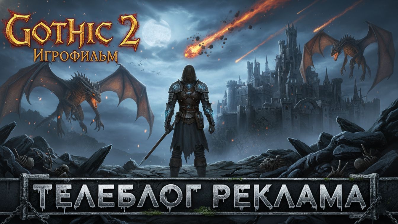 Gothic II Игрофильм. Телеблог реклама смотреть онлайн