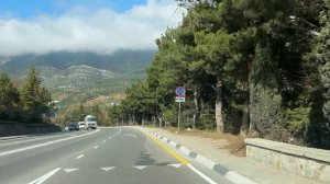 Ялта. "Борода" над грядой. Севастопольское шоссе. Ливадийская развилка. 04.11.2025.Крым.Crimea.Yalta