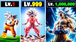 Прокачал Гоку 1 уровня до Гоку 1.000.000 уровня в ГТА 5