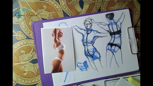 Как рисовать человека. Как нарисовать девушку.