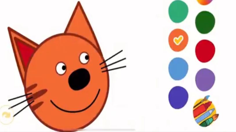 ТРИ КОТА РАСКРАСКА - РАСКРАСКА ДЛЯ ДЕТЕЙ - РАСКРАСКА КОМПОТ КОРЖИК И КАРАМЕЛЬКА - МУЛЬТИК смотреть онлайн