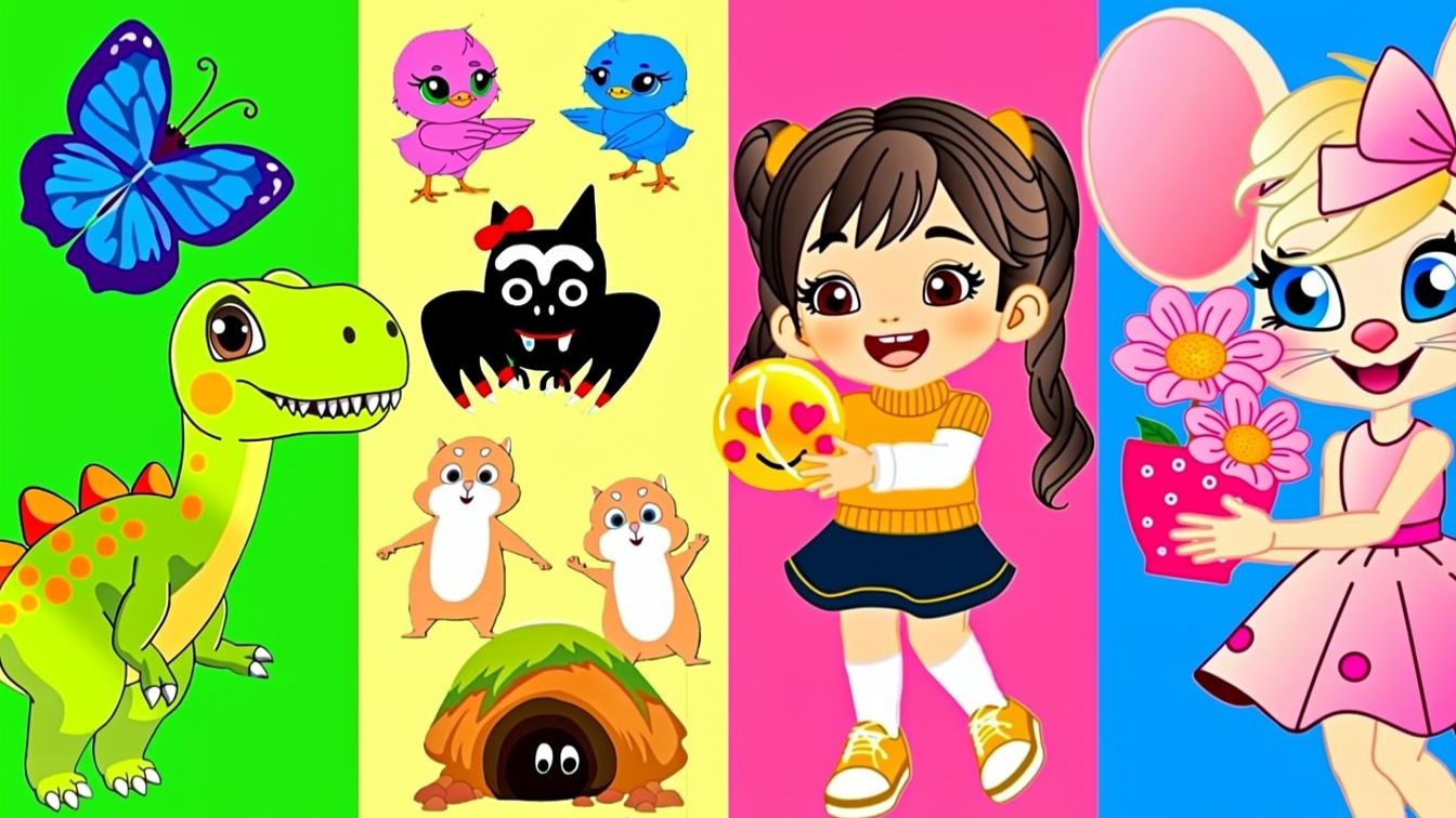 Сборник песенок для девочек👯♀️Песенки для малышей🎶Настоящие❤️ мультфильмы. смотреть онлайн