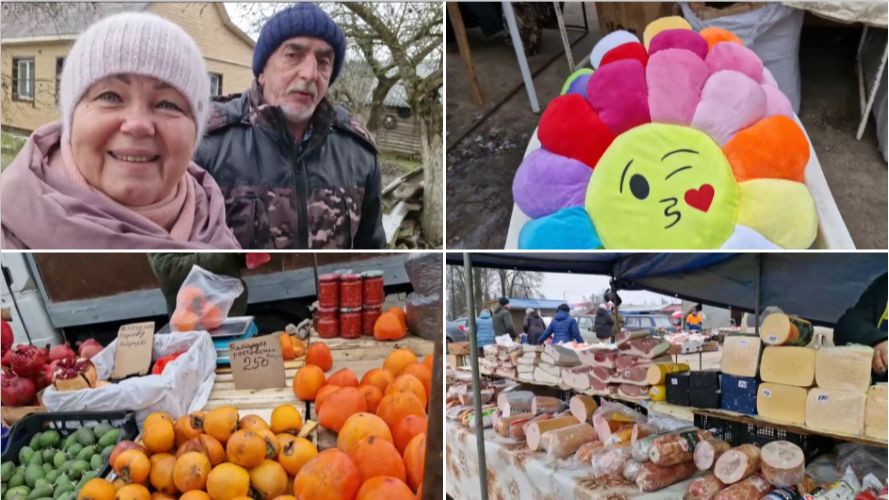 ЕДЕМ В ГОРОД И ГУЛЯЕМ ПО РЫНКУ. смотреть онлайн