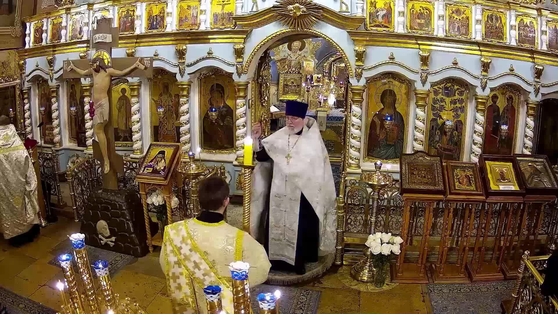 Собор Архистратига Михаила и прочих Небесных Сил бесплотных. Всенощное бдение. смотреть онлайн