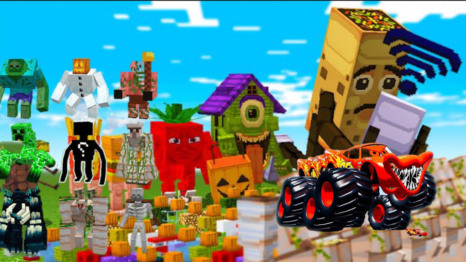 БРЕЙНРОТ ПРОТИВЖЕЛЕЗНЫХ ГОЛЕМОВ ПОДРЯД В МАЙНКРАФТЕ смотреть онлайн