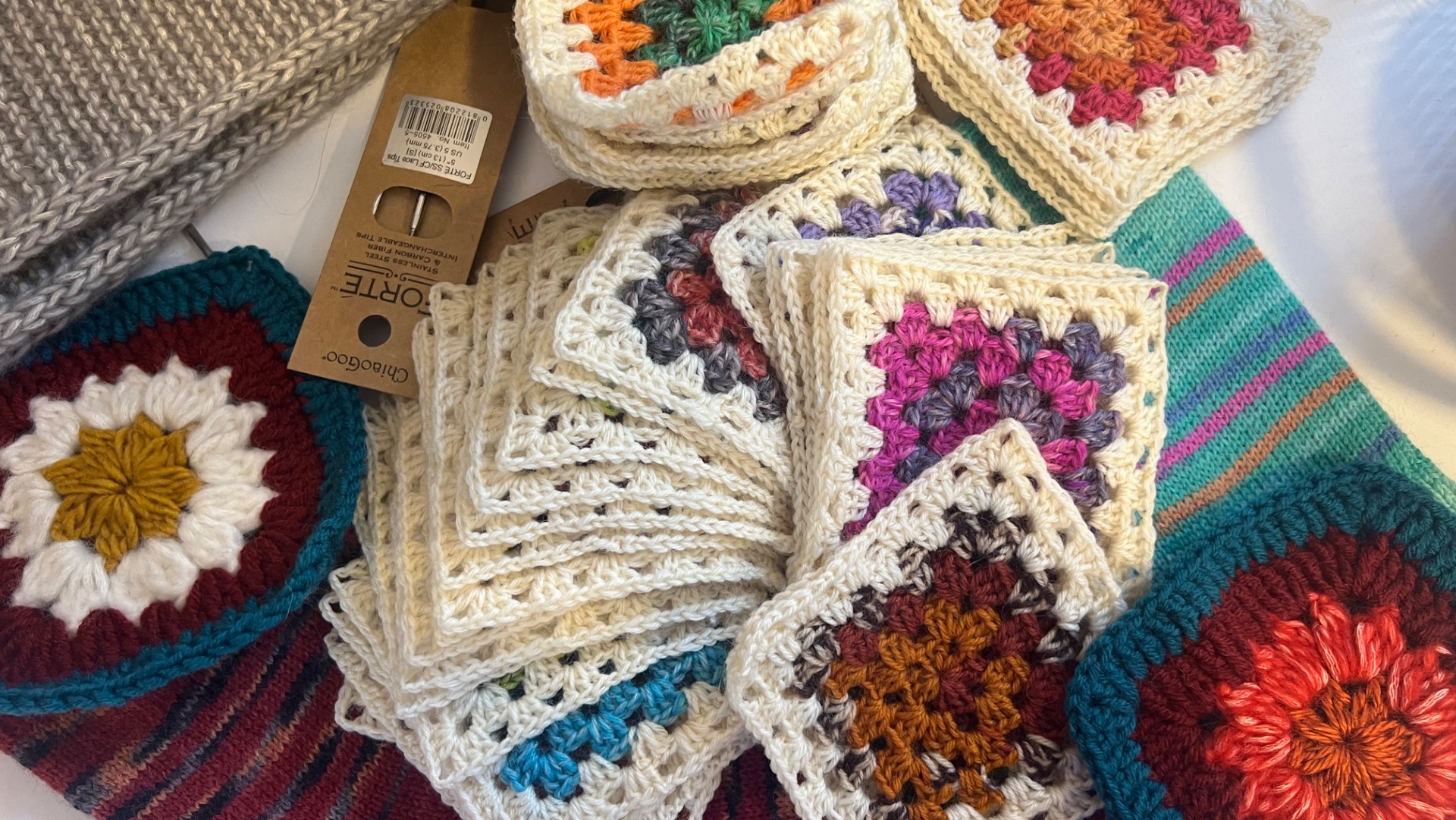 Вязальный влог | Готовые работы, продвижения и покупки | смотреть онлайн