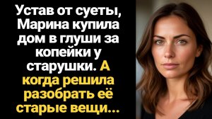 ИСТОРИЯ ИЗ ЖИЗНИ/Устав от суеты, Марина купила дом в глуши за копейки, а когда решила разобрать