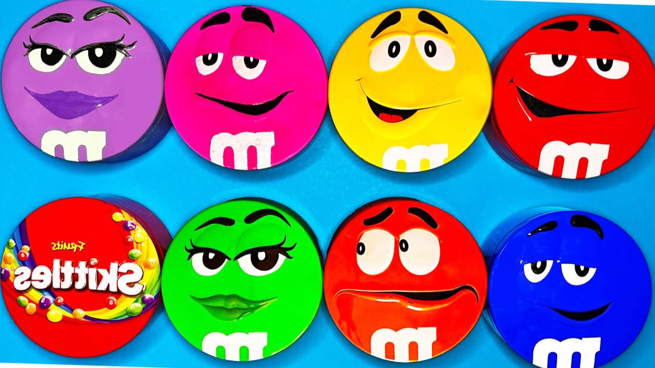 Мультики для детей. Разные конфетки в коробочках ЭмЭмДенс. Мультики для малышей смотреть онлайн смотреть онлайн