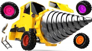 Мультики для детей. Строительная машина и скорая помощь. Смотреть онлайн мультики для малышей