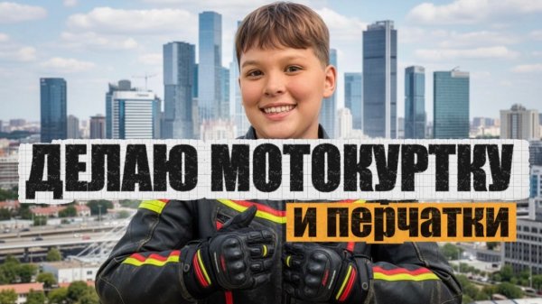 ДЕЛАЕМ МОТОКУРТКУ и МОТОПЕРЧАТКИ