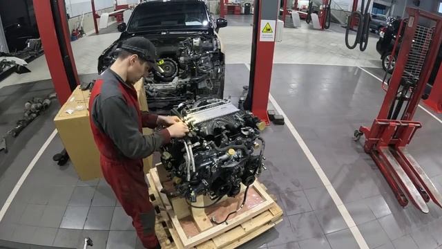 Замена двс на LC300 stream ч5. Обвязка нового движка