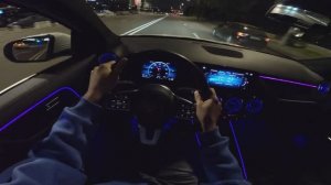 2021 Mercedes Benz GLA200 / Мерседес Бенц ГЛА 200 1.3 турбо робот 150 л.с. | Ночной тест-драйв POV