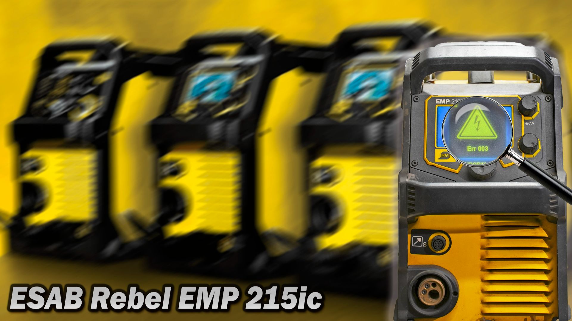 Err003. ESAB Rebel EMP 215ic. Ремонт и обзор. Недешевое удовольствие от известной фирмы. смотреть онлайн