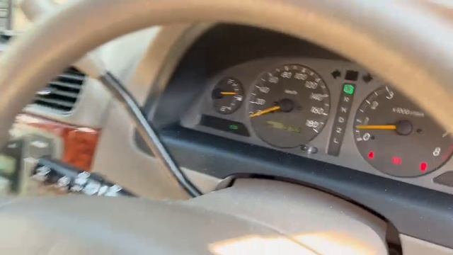 Тест перед разбором в Японий  Toyota Gaia  ACM10G 75759 т.км