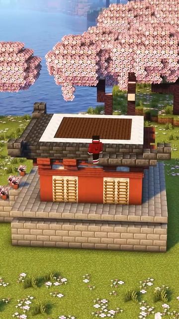 Японский храм в Майнкрафте 🏯 смотреть онлайн