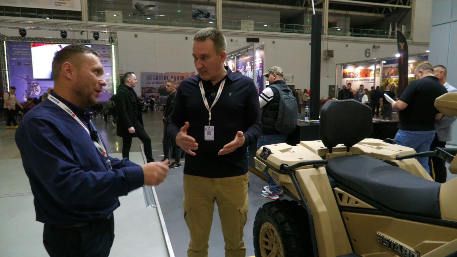 Выставка МОТОЗИМА. Часть 6. Электрические квадроциклы BSTABO. смотреть онлайн