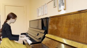 Ведякина Таисия. И. С. Бах. Трехголосная инвенция Фа мажор. ДМШ № 1 им. А. С. Зацепина