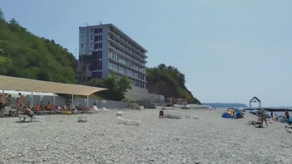 Отдых в Небуге пляж Молния Ямал обзор август 2025, какой пляж в Небуге выбрать, погода и море Небуг