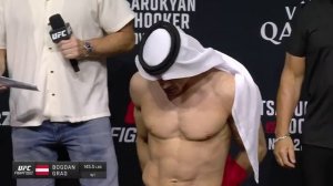 UFC Катар: Битвы взглядов и финальные слова