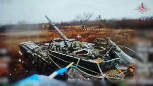 Кадры уничтожения боевой техники ВСУ подразделениями группировки войск «Центр»