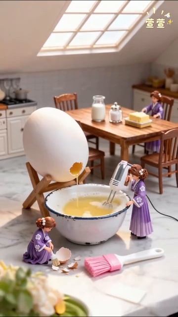 Приготовление омлета — мини-мультфильм 🥚
