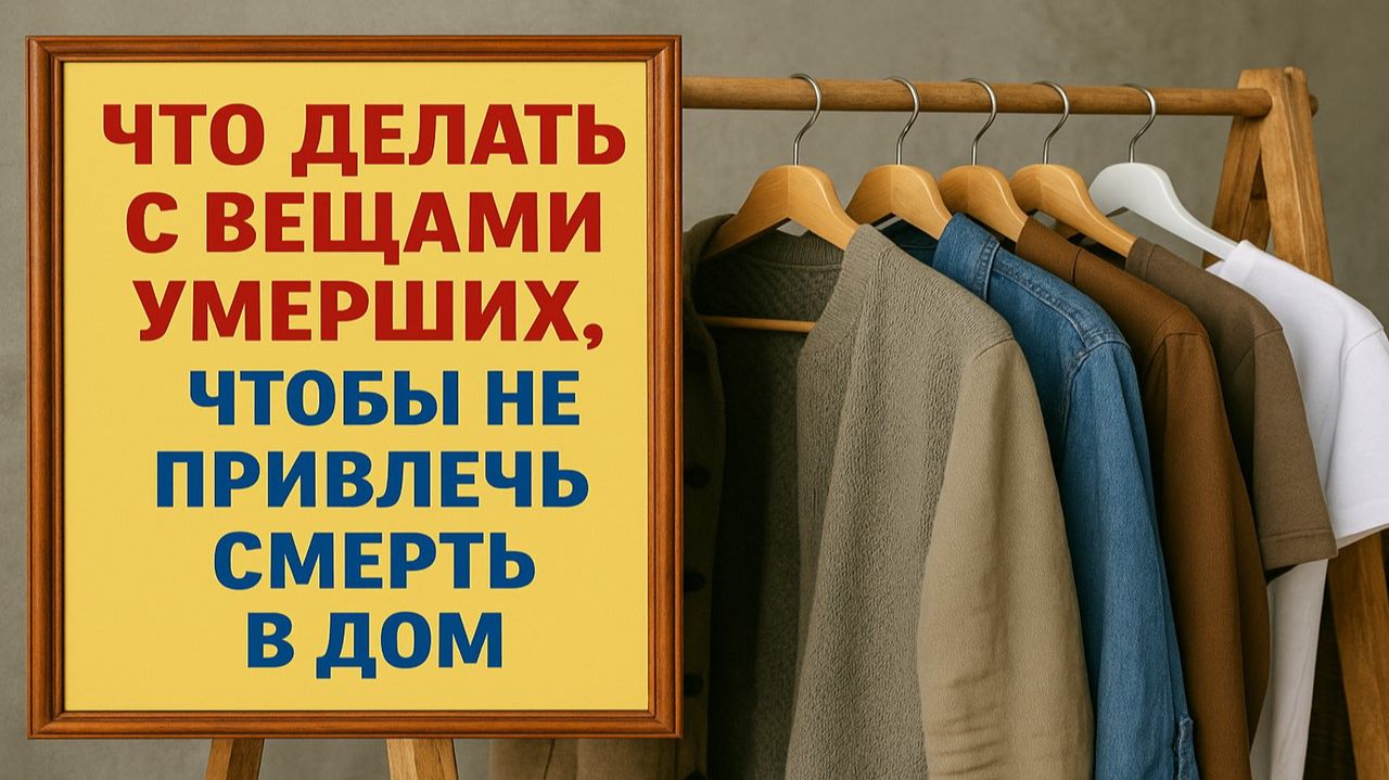 Что делать с вещами умершего, чтобы в доме не начались сбои: сильные приметы и редкие правила смотреть онлайн
