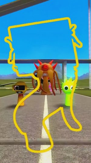 SPRUNKI⚡🔥CAN YOU CATCH❓👀HORROR MR. TREE AND MR. FUN COMPUTER #shorts #sprunki #incredibox