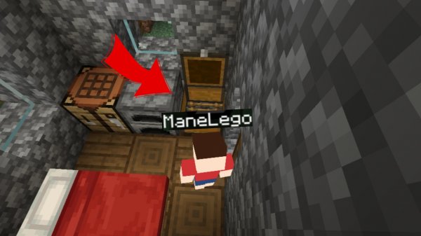 Я сделал секретную базу под сундуком в Майнкрафте | ManeLego minecraft