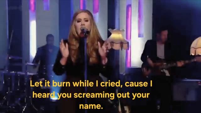 ADELE - SET FIRE TO THE RAIN смотреть онлайн