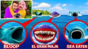 МОЙ ДРОН СНЯЛ SEA EATER, EL GRAN MAJA И BLOOP В БОЛЬШОМ ОЗЕРЕ!