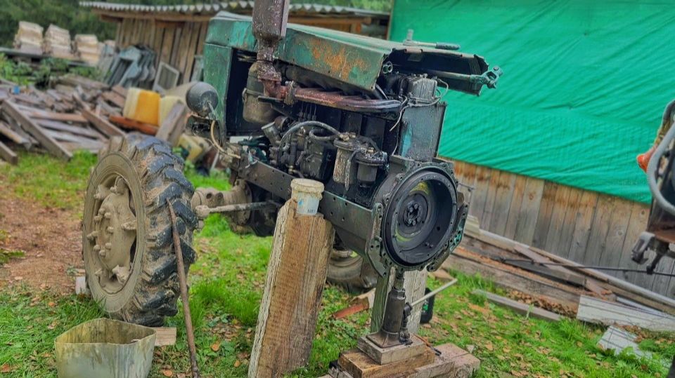 Ремонт советского трактора ЛТЗ-40 смотреть онлайн