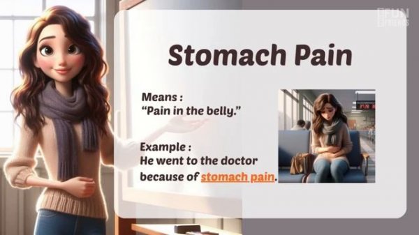 At the Hospital A1-A2 Level Slow English Listening Speaking Practice with subtitles