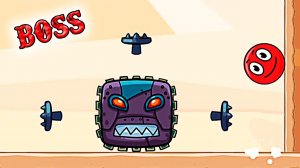 мультик БОСС ИНОПЛАНЕТЯНИН новый Ред Бол красный шарик игра на андроид прохождение видео детям