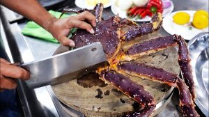 ГИГАНТСКИЙ АЛЯСКИНСКИЙ КОРОЛЕВСКИЙ КРАБ Вьетнамская кухня